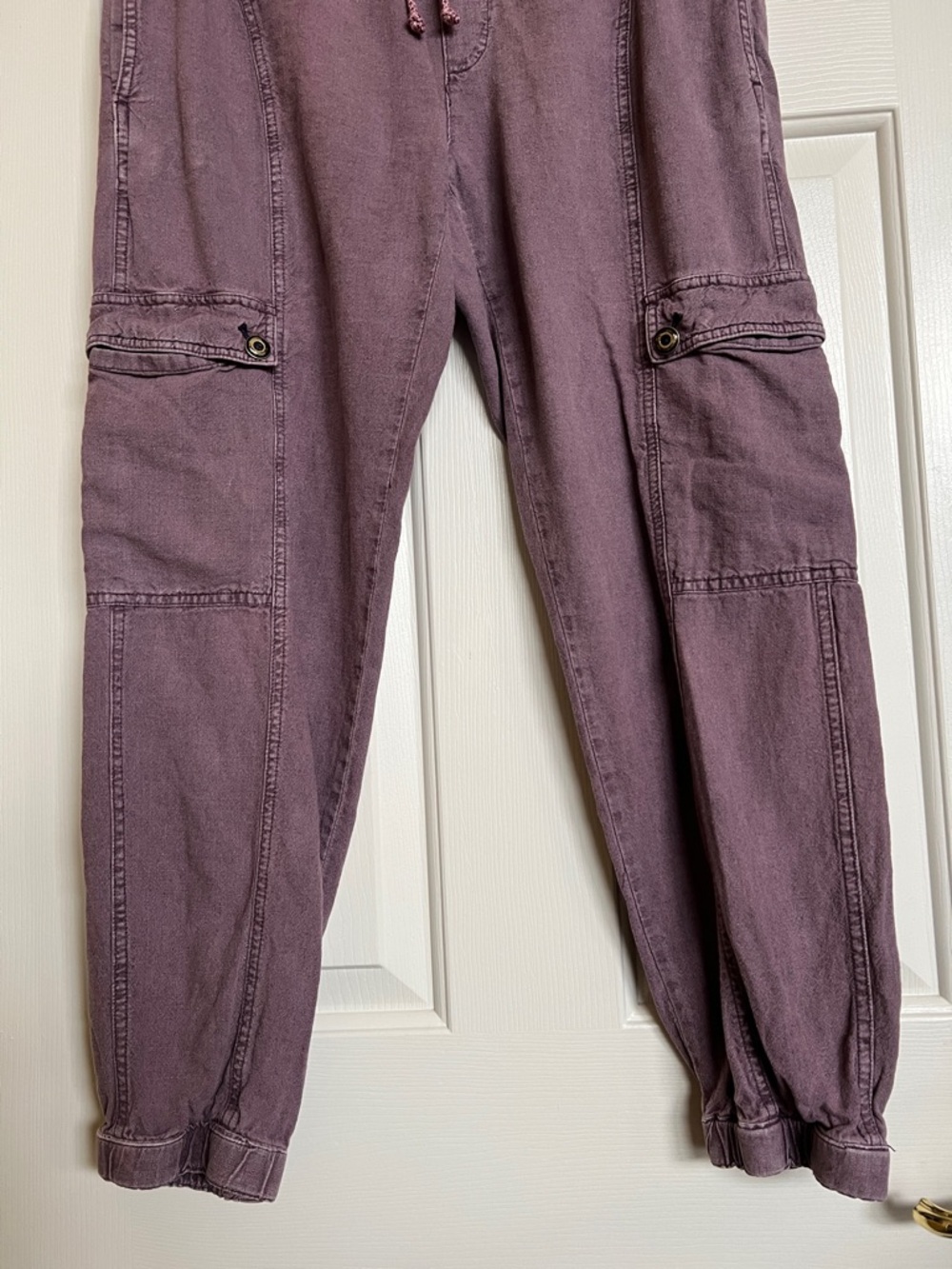 Anthropologie jogger pants ( linen blend ) - Picture 3 of 11